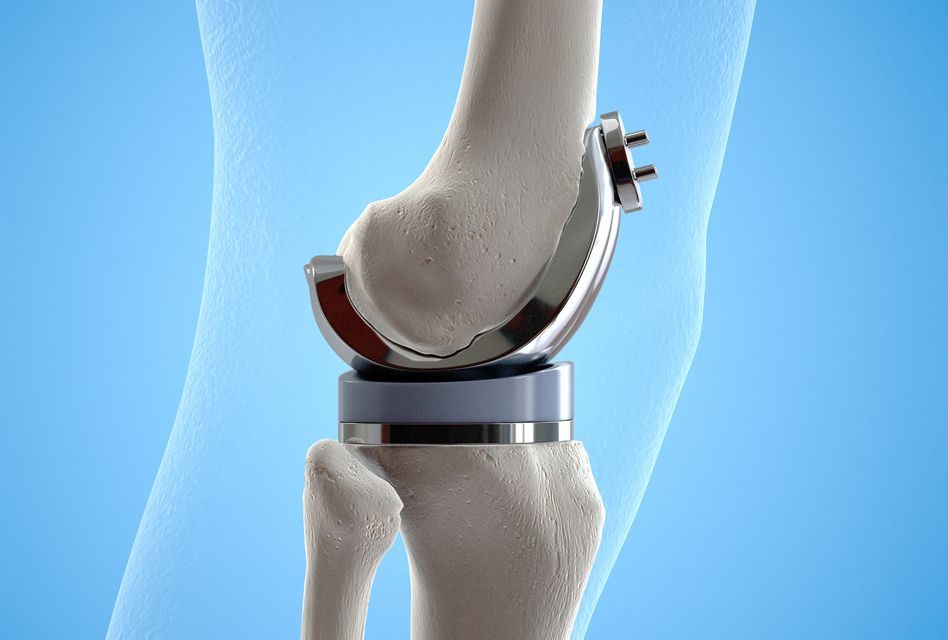 creșterea articulației genunchiului
